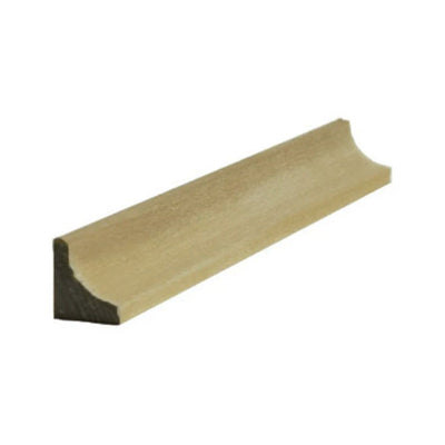 EWCC11 unfinished 1/2 inch by 1/2 inch solid hardwood cove molding trim