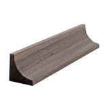 Unfinished 3/4 inch by 3/4 inch solid hardwood cove molding trim