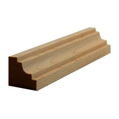 EWCC14 unfinished solid hardwood cove molding 3/4 inch by 3/4 inch