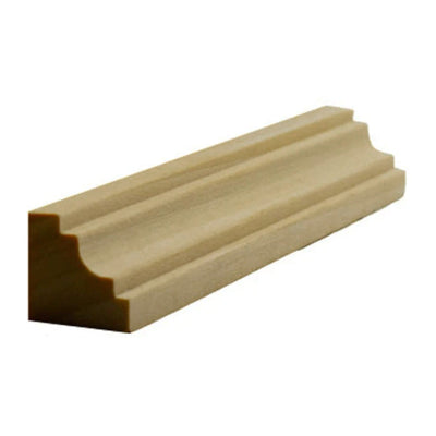 EWCC14 unfinished solid hardwood cove molding 3/4 inch by 3/4 inch