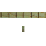 EWCD91 unfinished hardwood dentil moulding showing saw tooth profile