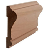 EWCH11 Colonial Chair Rail solid hardwood trim moulding unfinished