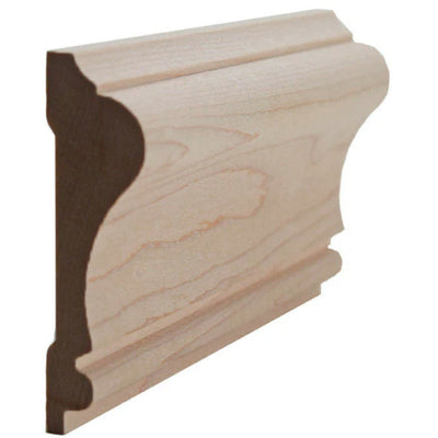 EWCH11 Colonial Chair Rail solid hardwood trim moulding unfinished