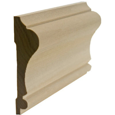 EWCH11 Colonial Chair Rail solid hardwood trim moulding unfinished