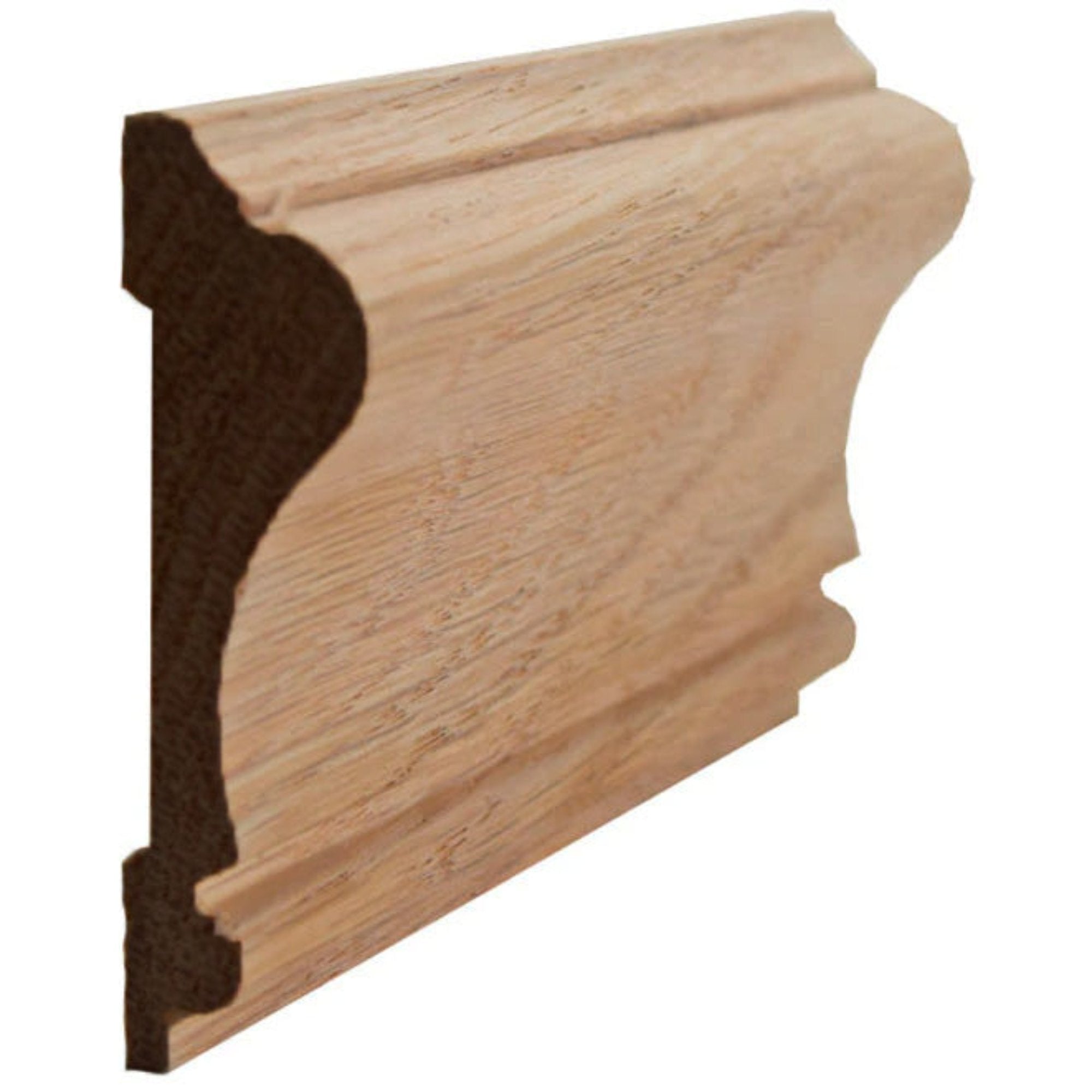 EWCH11 Colonial Chair Rail solid hardwood trim moulding unfinished