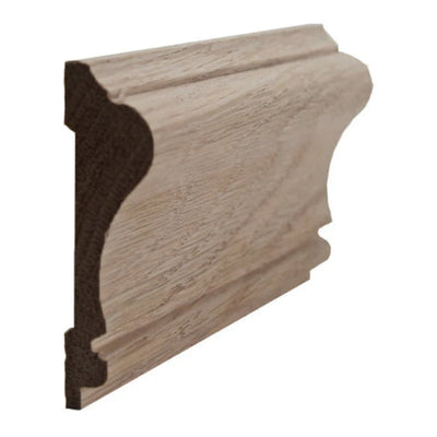 EWCH11 Colonial Chair Rail solid hardwood trim moulding unfinished