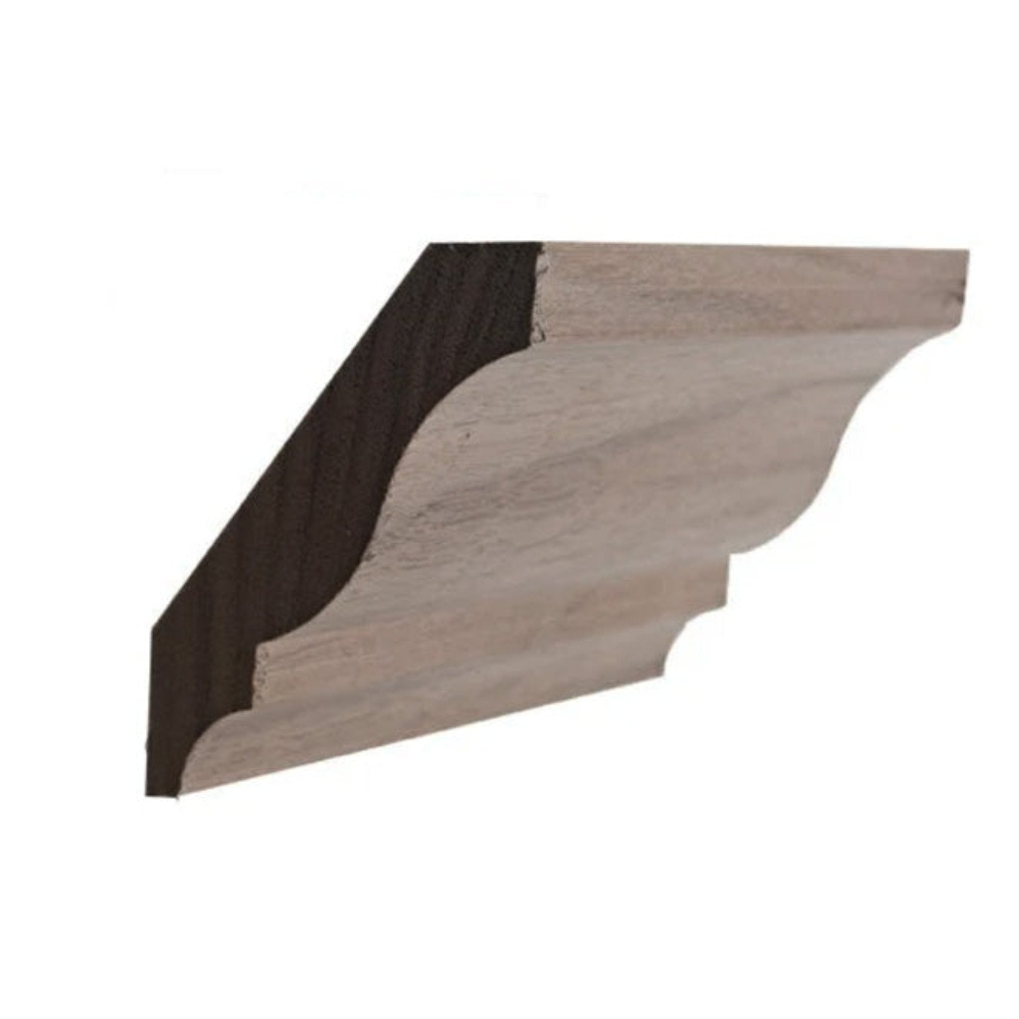 EWCR12 Colonial Crown Moulding unfinished hardwood profile