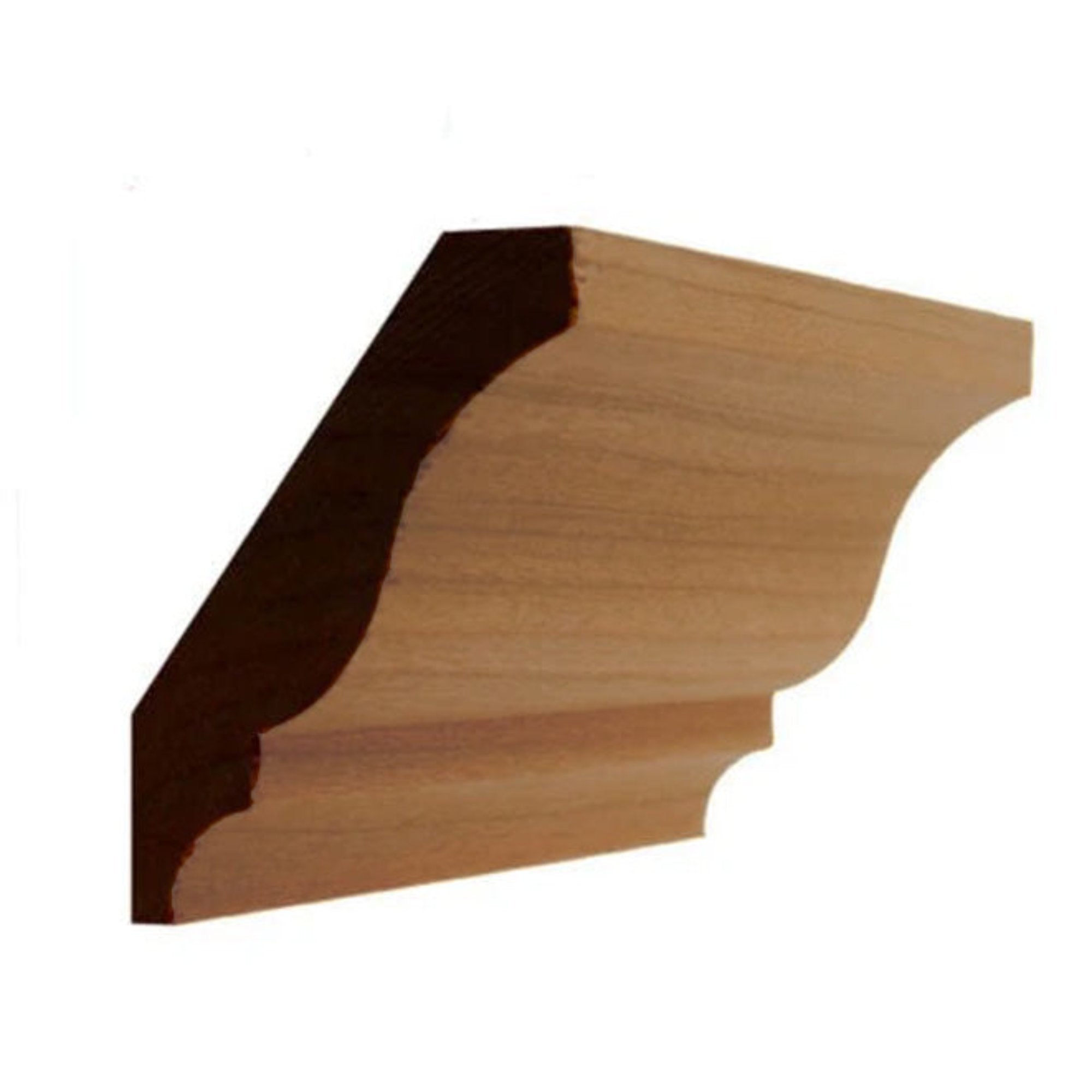 EWCR12 Colonial Crown Moulding unfinished hardwood profile