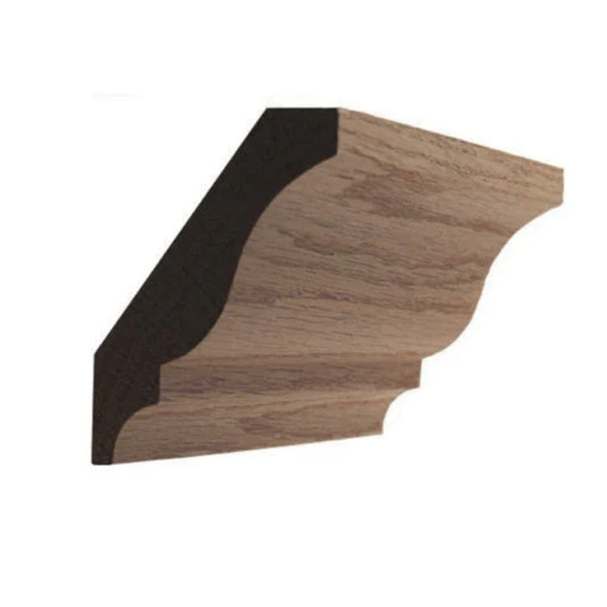 EWCR12 Colonial Crown Moulding unfinished hardwood profile