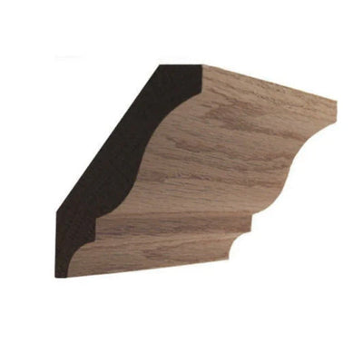 EWCR12 Colonial Crown Moulding unfinished hardwood profile