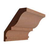 EWCR18 unfinished hardwood crown molding showing traditional profile