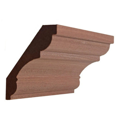EWCR20 unfinished solid hardwood crown molding 3/4 inch thick by 3-5/8 inch wide