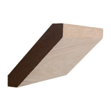 EWCR38 unfinished solid hardwood crown molding, shaker style