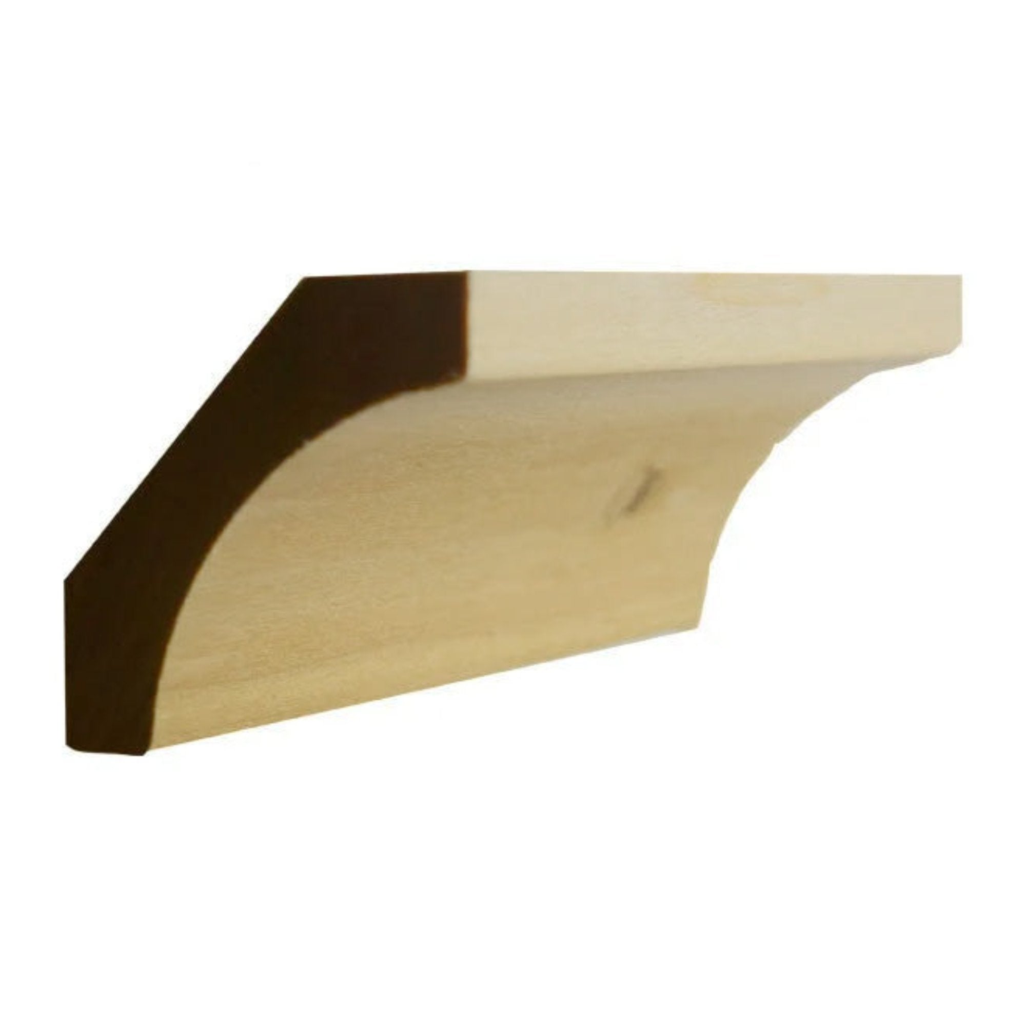 EWCR39 Cove Crown unfinished hardwood molding in various wood types