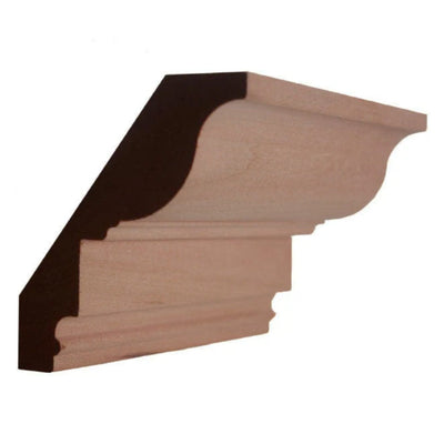 EWCR47 Colonial Crown unfinished hardwood molding showing traditional profile