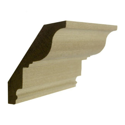 EWCR47 Colonial Crown unfinished hardwood molding showing traditional profile