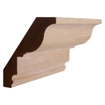 EWCR47 Colonial Crown unfinished hardwood molding showing traditional profile