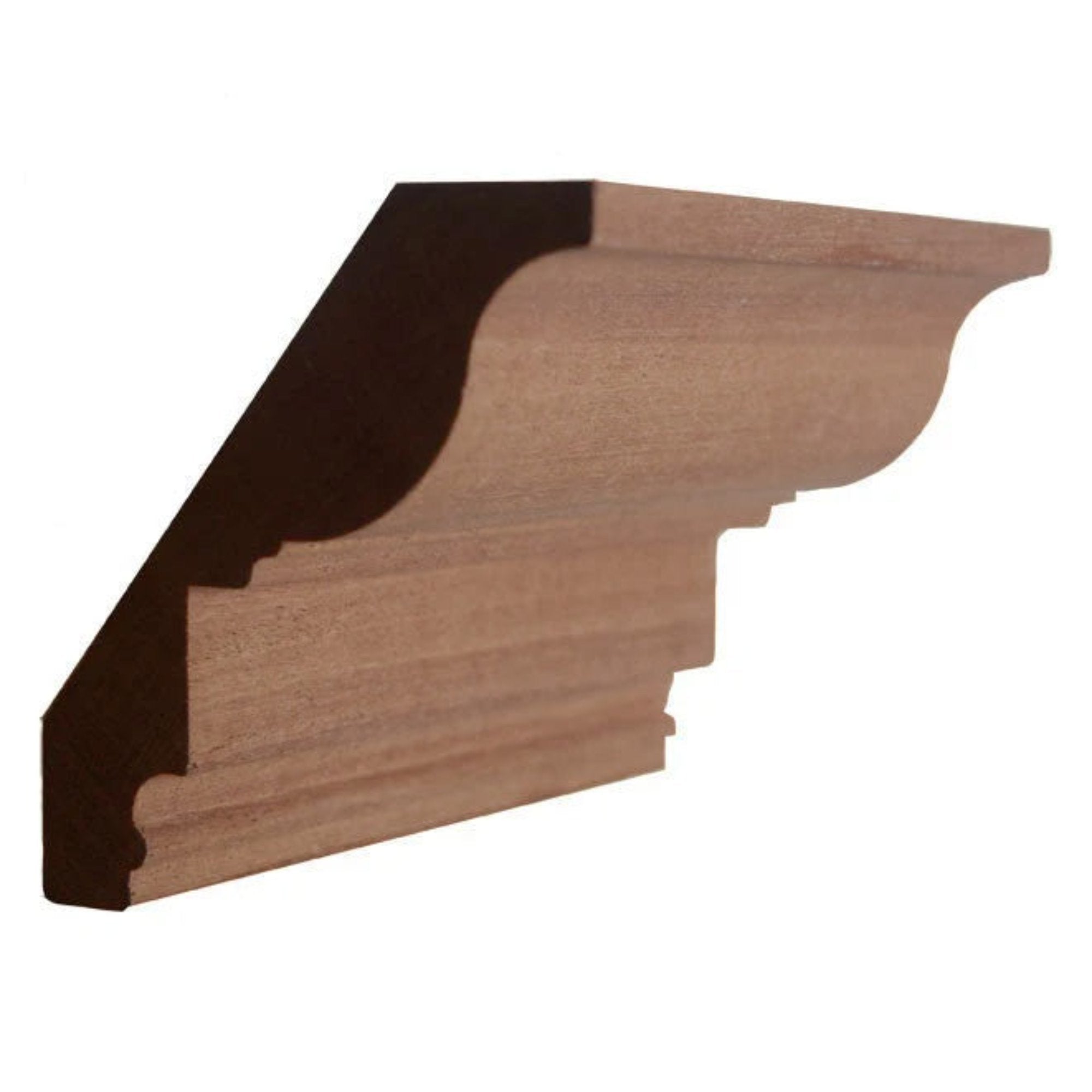 EWCR47 Colonial Crown unfinished hardwood molding showing traditional profile