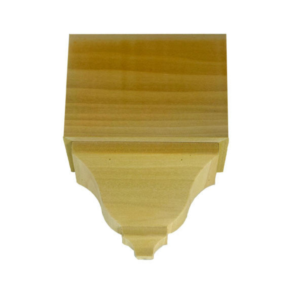 EWCR62 unfinished hardwood crown block molding in various wood types