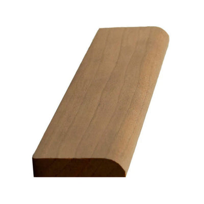 Unfinished solid hardwood kitchen cabinet scribe molding 1-1/4 inch wide by 5/16 inch thick