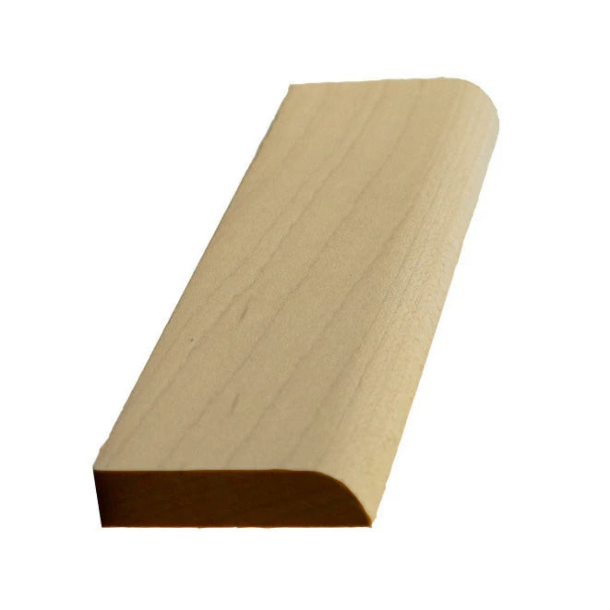 Unfinished solid hardwood kitchen cabinet scribe molding 1-1/4 inch wide by 5/16 inch thick