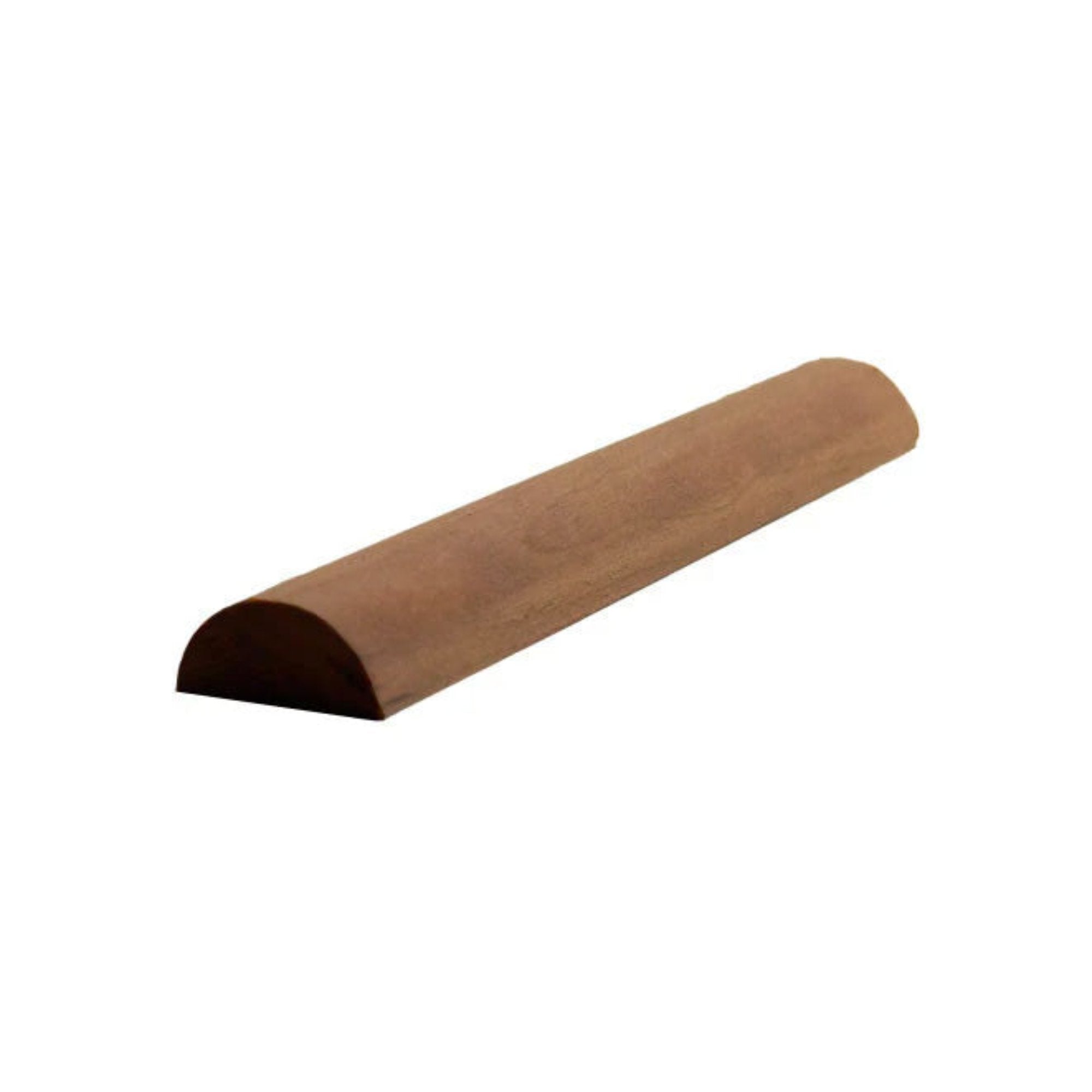 Unfinished half round hardwood molding trim 3/4 inch wide by 3/8 inch thick