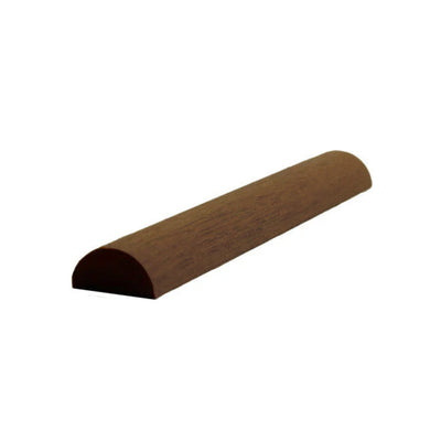 Unfinished half round hardwood molding trim 3/4 inch wide by 3/8 inch thick