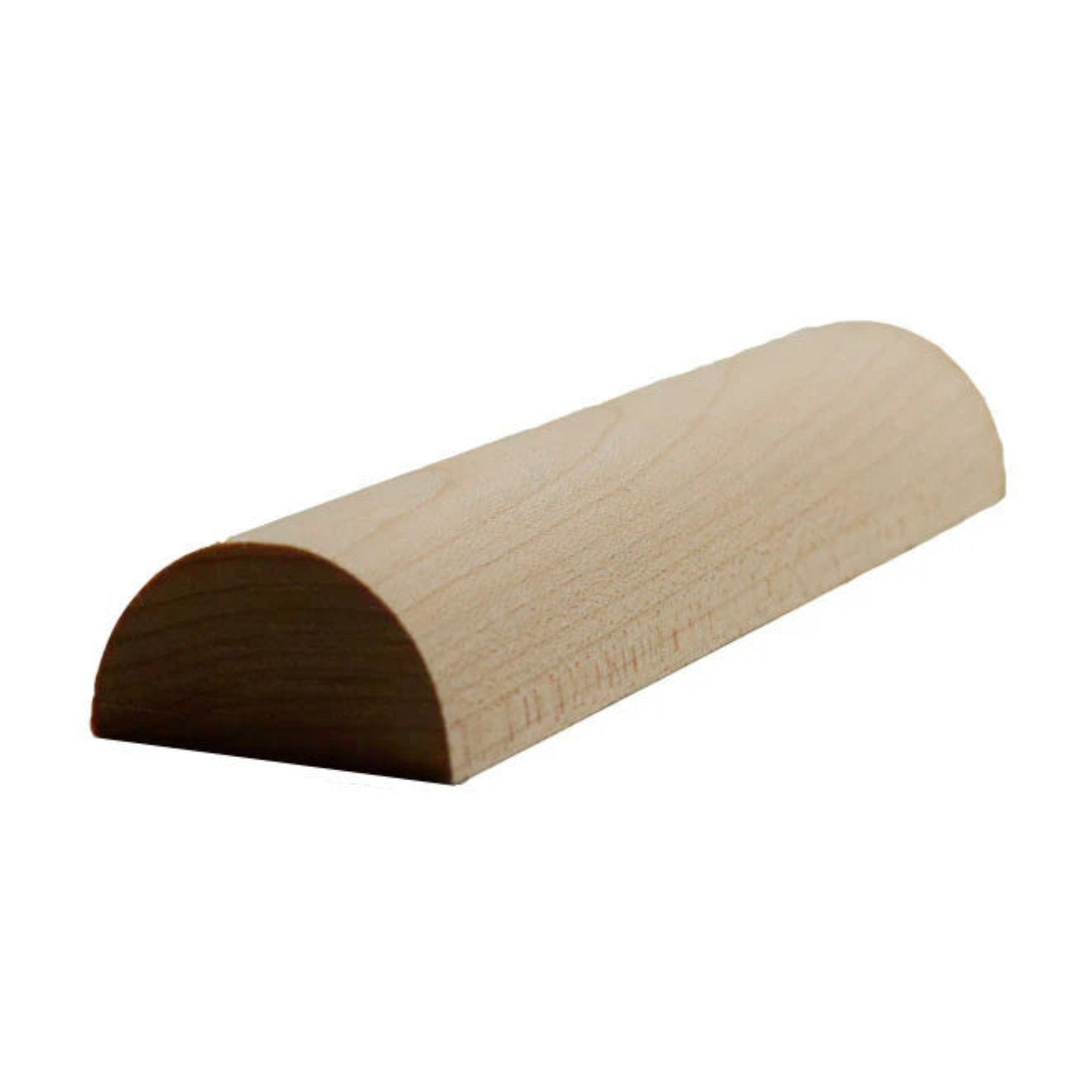 EWHR12 unfinished half round hardwood molding trim