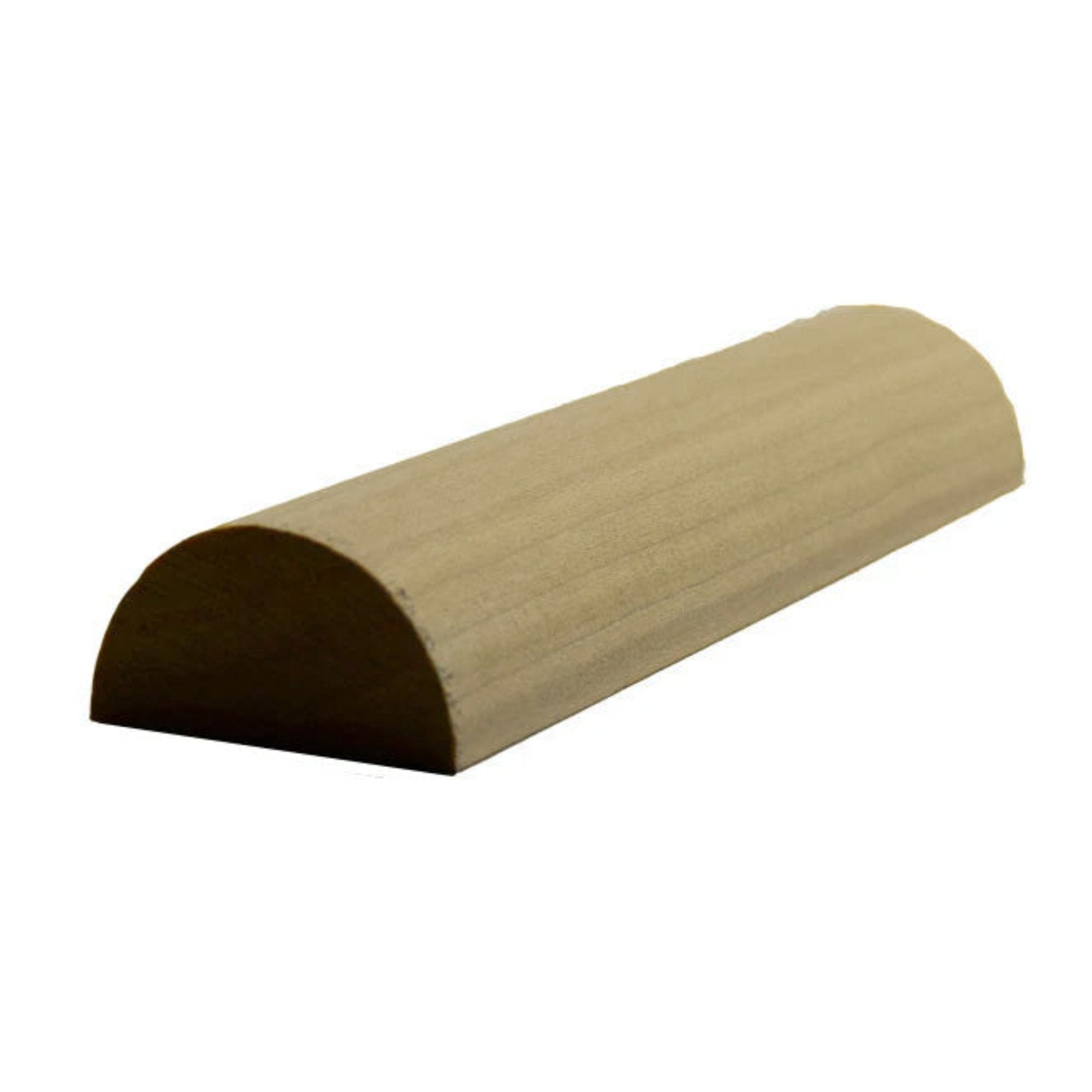 EWHR12 unfinished half round hardwood molding trim