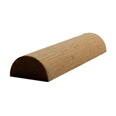 EWHR12 unfinished half round hardwood molding trim