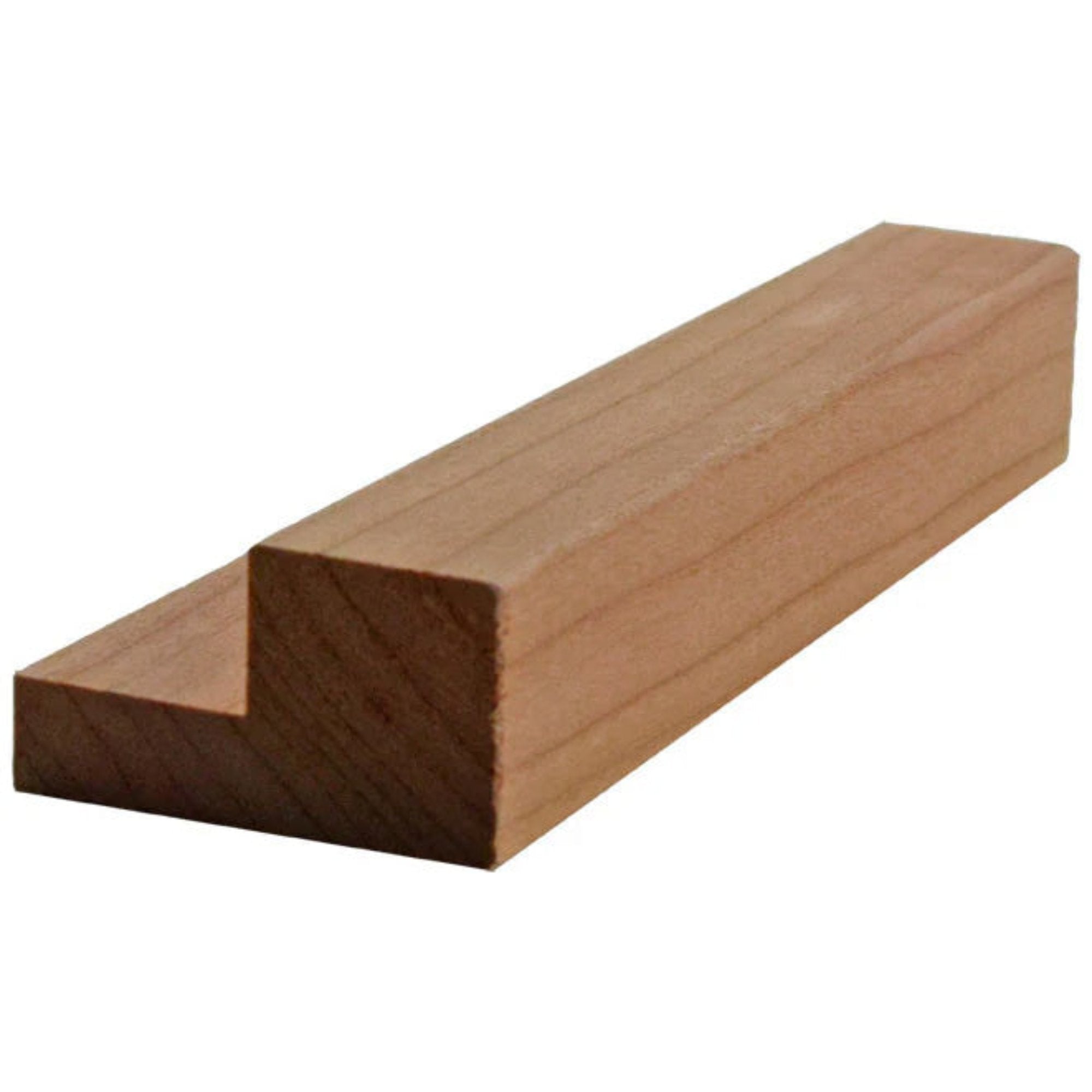 Unfinished solid hardwood kitchen cabinet light rail molding 1-1/2 inch wide by 7/8 inch thick