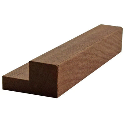 Unfinished solid hardwood kitchen cabinet light rail molding 1-1/2 inch wide by 7/8 inch thick