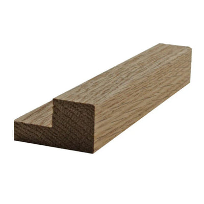 Unfinished solid hardwood kitchen cabinet light rail molding 1-1/2 inch wide by 7/8 inch thick