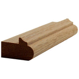 EWLR12 unfinished kitchen cabinet light rail molding in various hardwood species