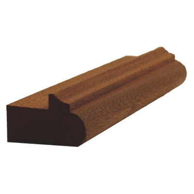 EWLR12 unfinished kitchen cabinet light rail molding in various hardwood species