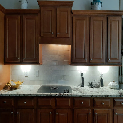 Unfinished solid hardwood kitchen cabinet light rail molding, 1-1/2 inch by 1-3/8 inch
