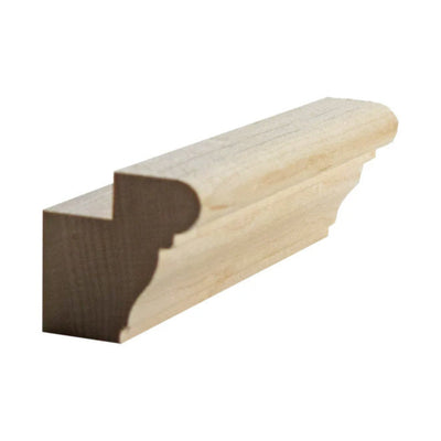 EWLR14 unfinished kitchen cabinet light rail trim in solid hardwood