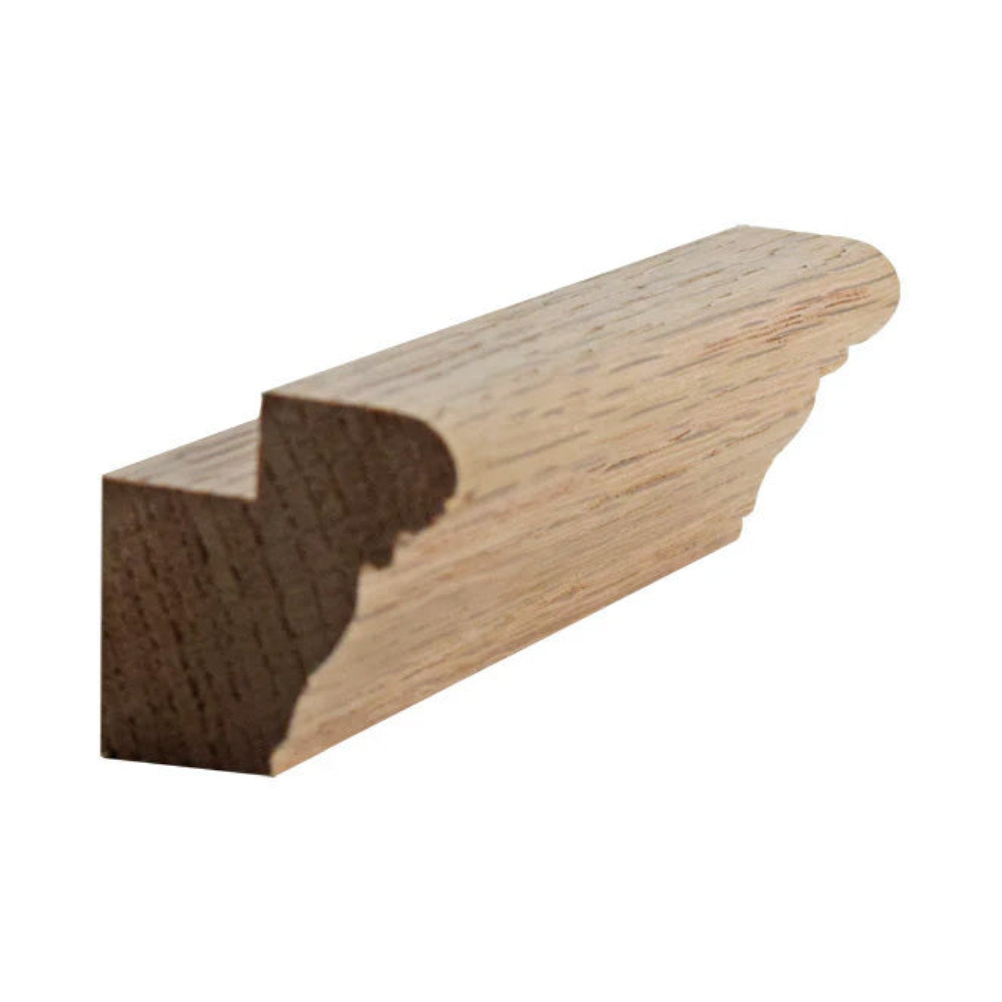 EWLR14 unfinished kitchen cabinet light rail trim in solid hardwood