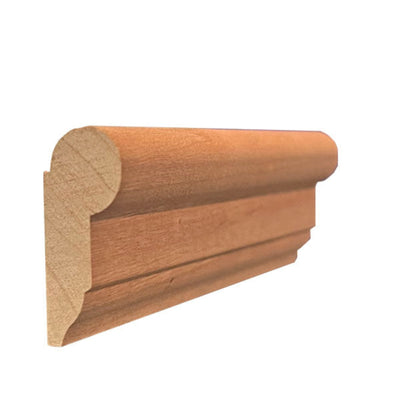EWPC11 unfinished hardwood picture hanging rail in Colonial Victorian profile