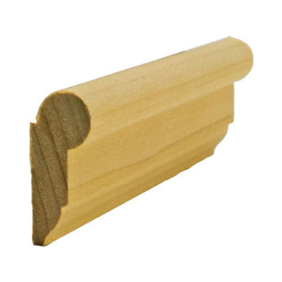 EWPC11 unfinished hardwood picture hanging rail in Colonial Victorian profile