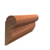 EWPC11 unfinished hardwood picture hanging rail in Colonial Victorian profile