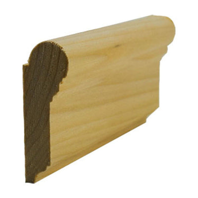 EWPC12 unfinished hardwood picture hanging rail molding 2-1/4 inch tall by 3/4 inch wide