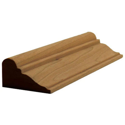 EWPM14 Colonial Panel Molding unfinished hardwood trim showing ogee profile