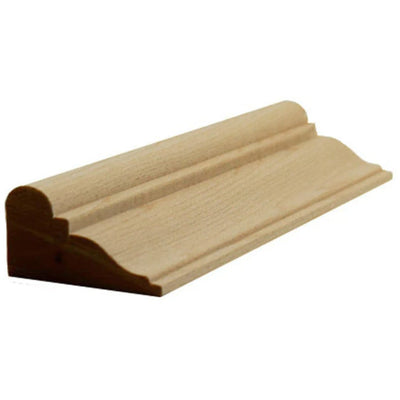 EWPM14 Colonial Panel Molding unfinished hardwood trim showing ogee profile