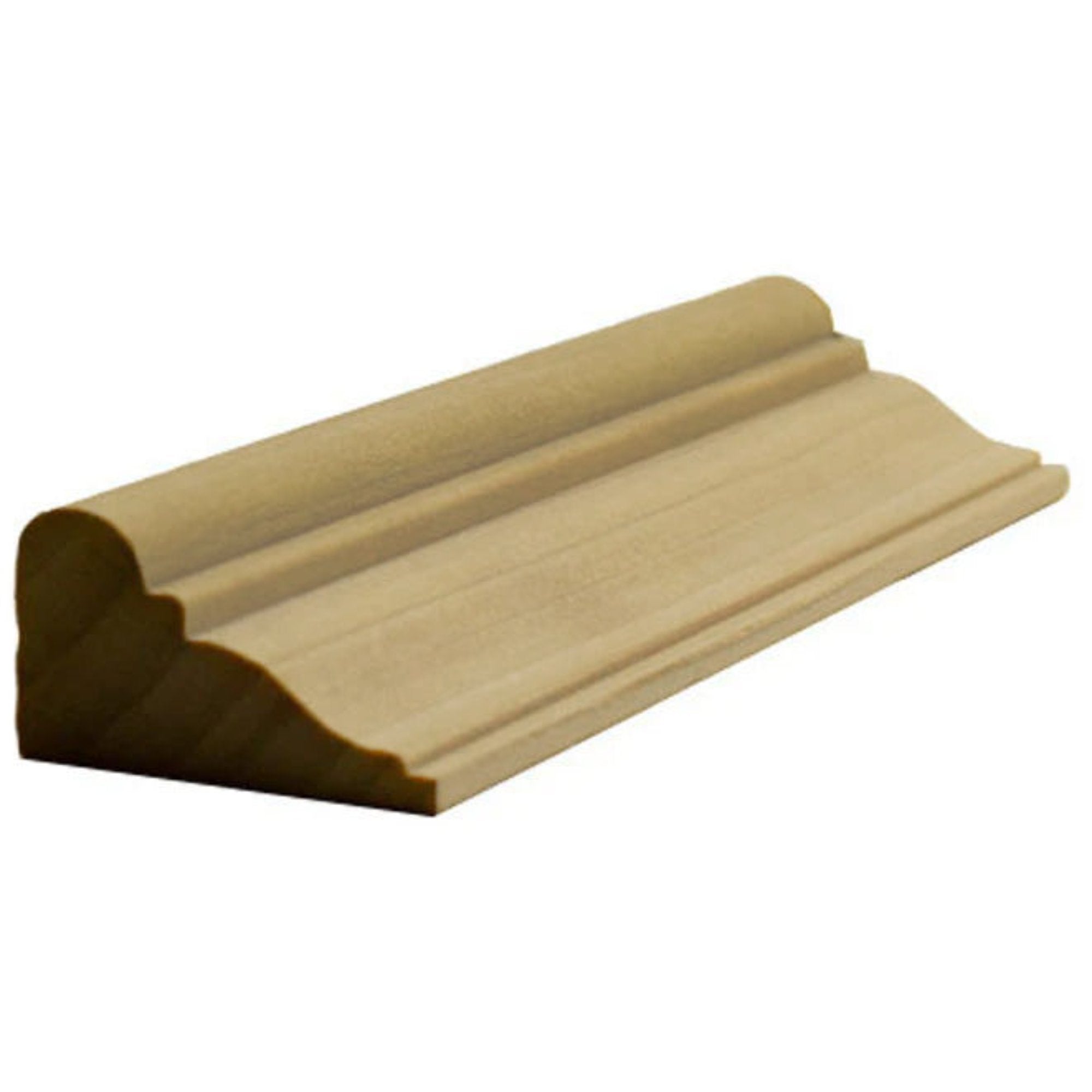EWPM14 Colonial Panel Molding unfinished hardwood trim showing ogee profile