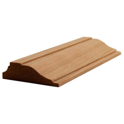 EWPM16 unfinished solid hardwood panel molding showing colonial ogee design