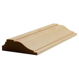 EWPM16 unfinished solid hardwood panel molding showing colonial ogee design