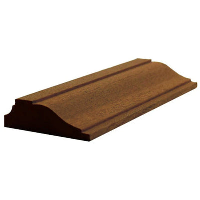 EWPM16 unfinished solid hardwood panel molding showing colonial ogee design