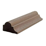 EWPM23 unfinished nose and cove panel molding 1-1/4 inch wide by 3/4 inch thick in various hardwood species