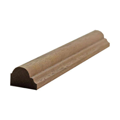 Unfinished mini panel molding 3/4 inch wide by 1/2 inch thick in various hardwoods